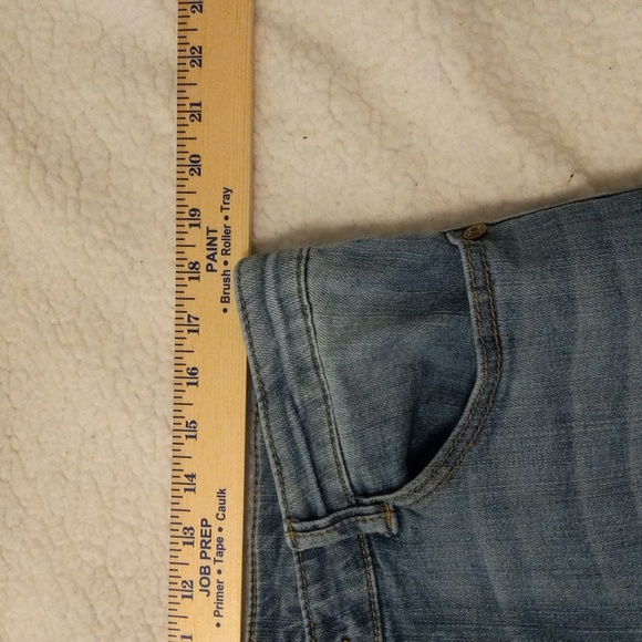 Democracy Flexellent Jeans Womens 14 Sequin Accent Factory Distressed - Picture 9 of 15